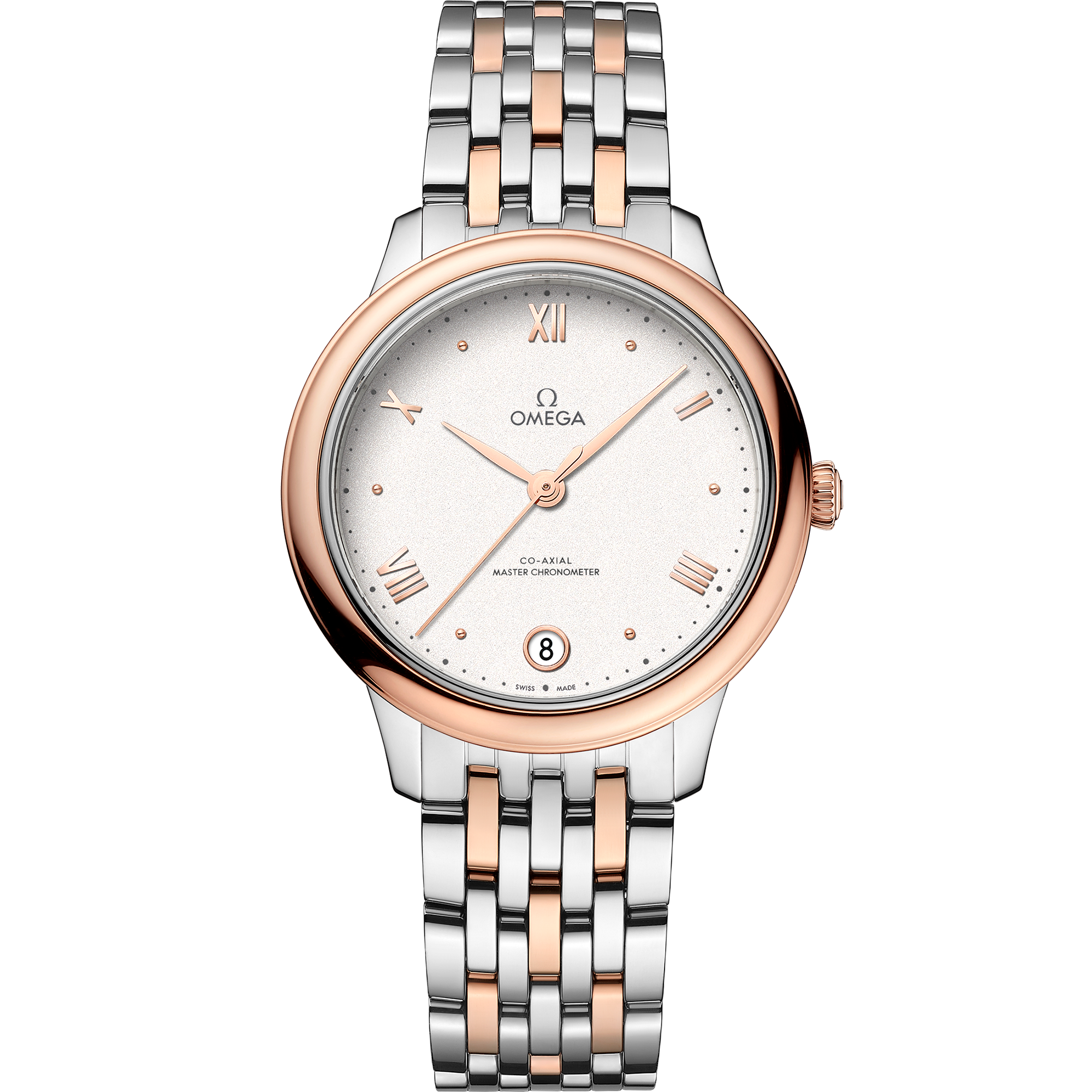 Omega DE VILLE PRESTIGE 34 mm, steel ‑ Sedna™ gold on steel ‑ Sedna™ gold 434.20.34.20.02.001