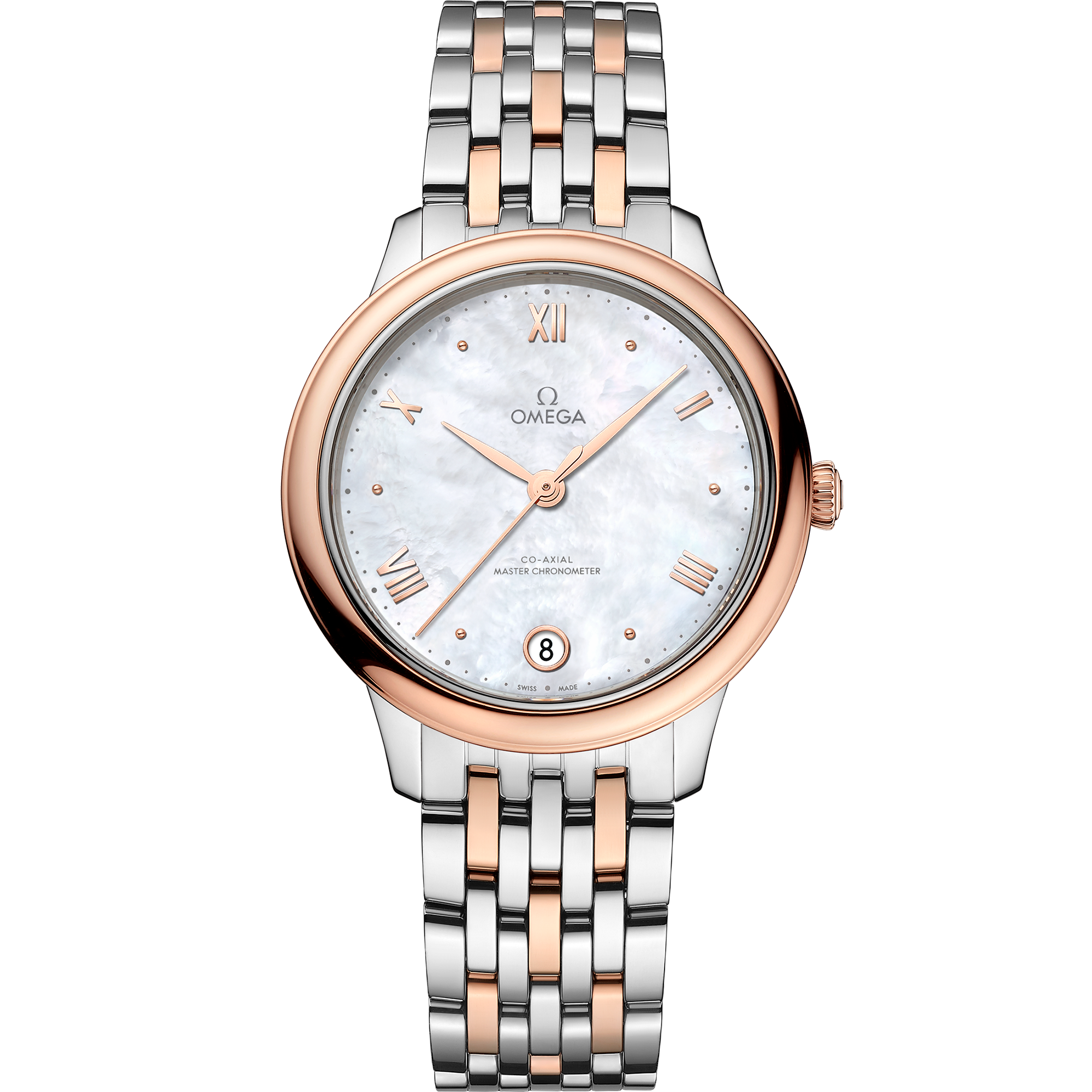 Omega DE VILLE PRESTIGE 34 mm, steel ‑ Sedna™ gold on steel ‑ Sedna™ gold 434.20.34.20.05.001