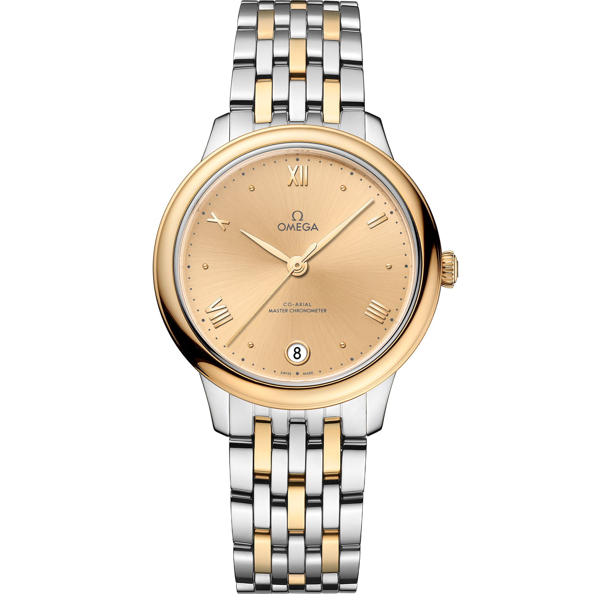 Omega DE VILLE PRESTIGE 34 mm, steel ‑ yellow gold on steel ‑ yellow gold 434.20.34.20.08.001