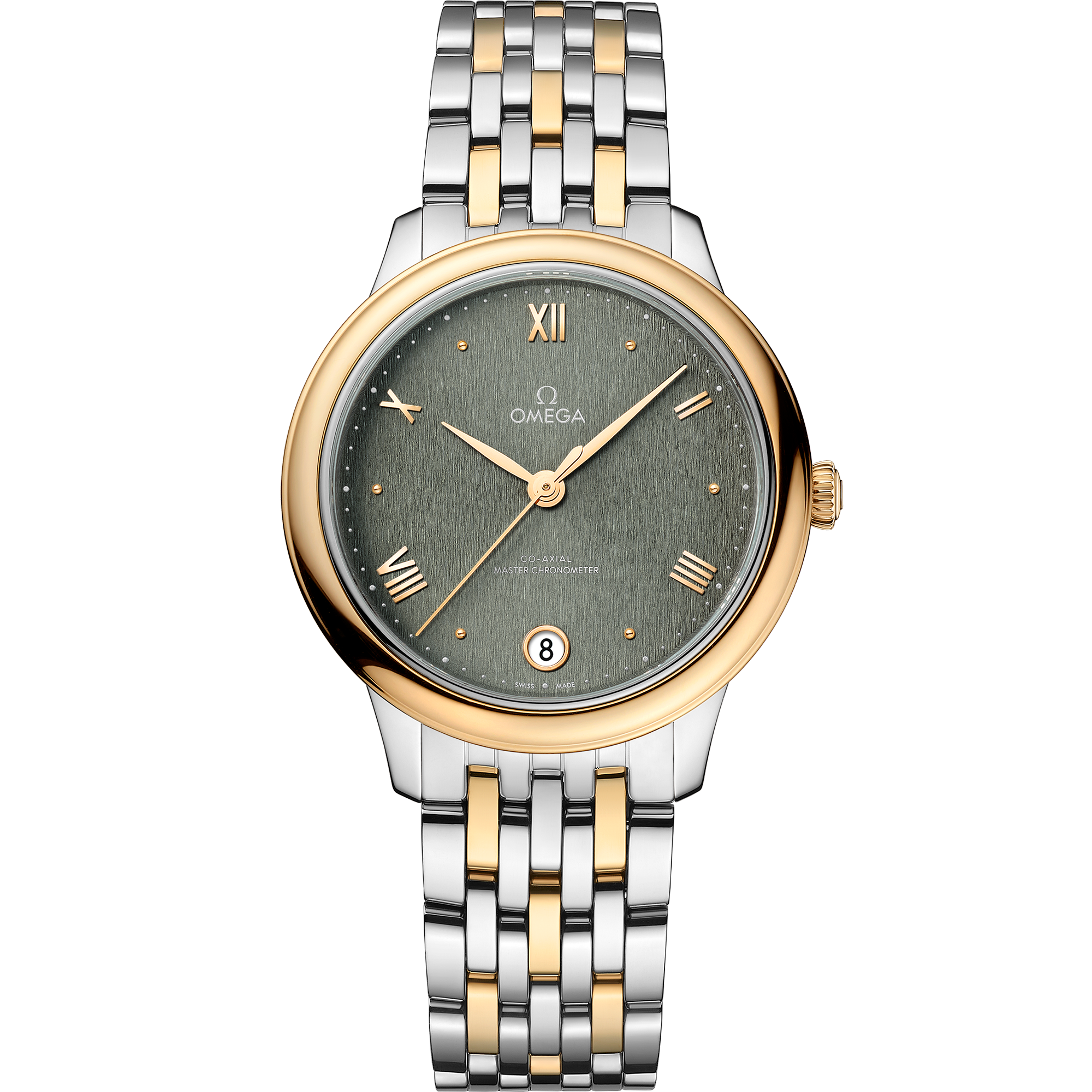 Omega DE VILLE PRESTIGE 34 mm, steel ‑ yellow gold on steel ‑ yellow gold 434.20.34.20.10.001