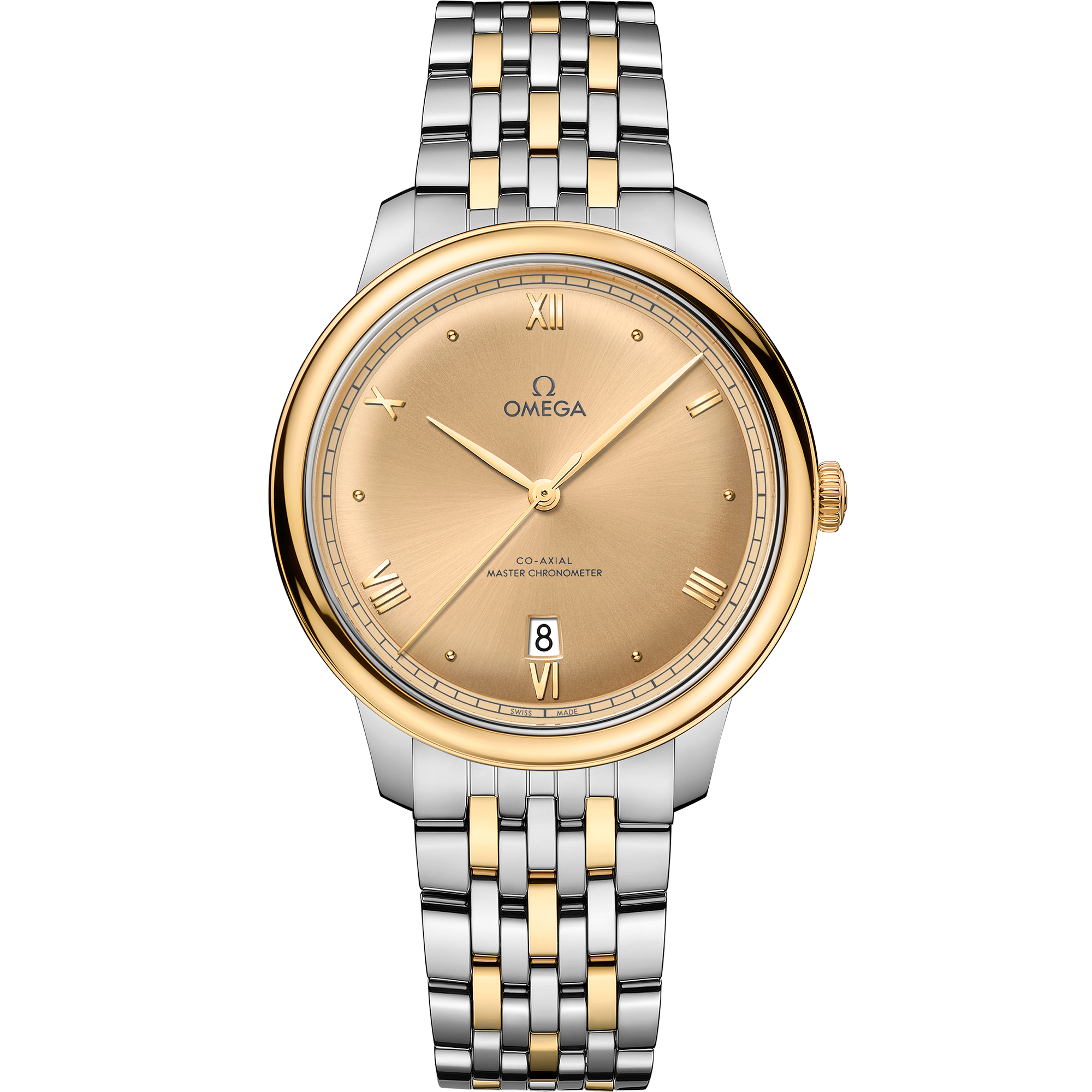 Omega DE VILLE PRESTIGE 40 mm, steel ‑ yellow gold on yellow gold 434.20.40.20.08.001