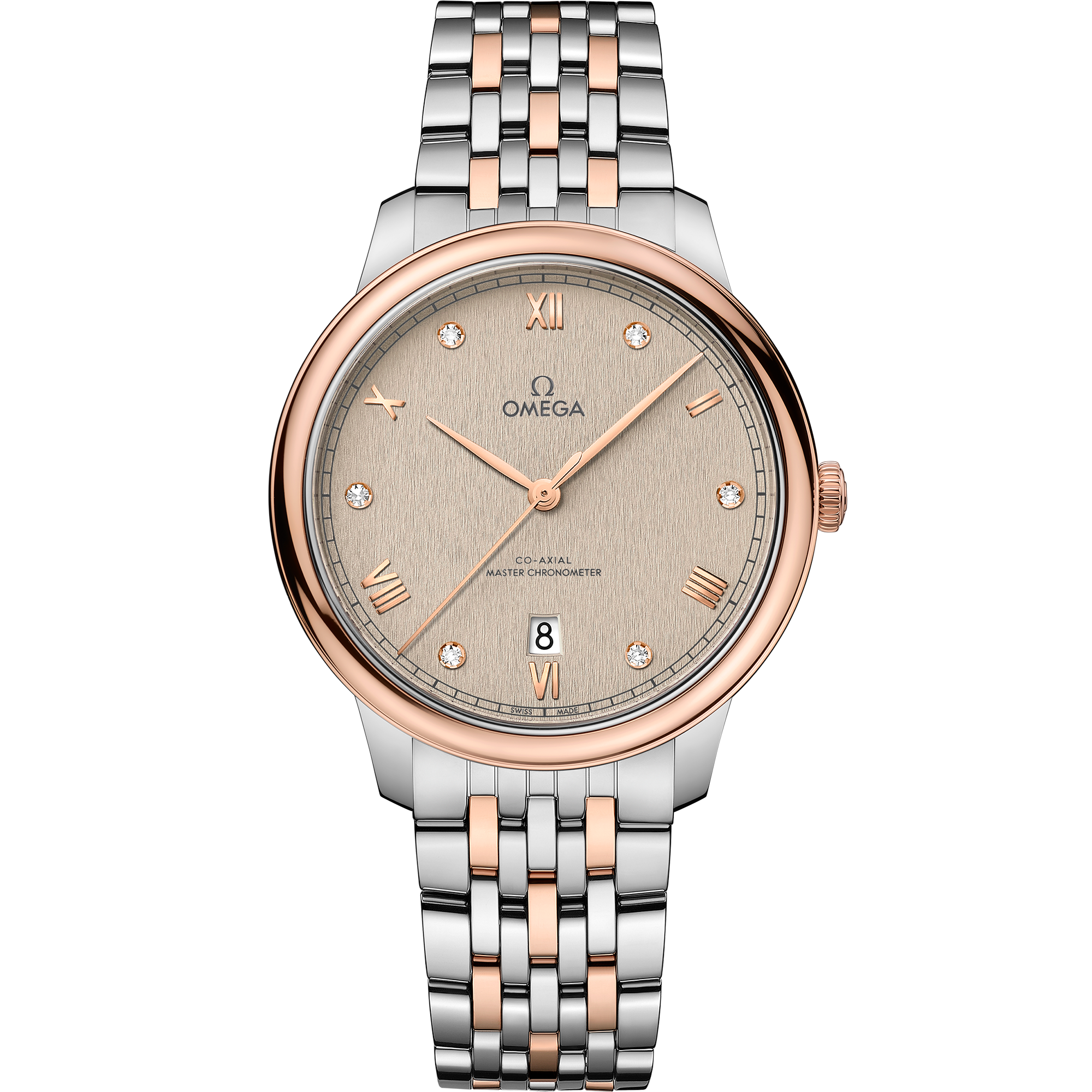 Omega DE VILLE PRESTIGE 40 mm, steel ‑ Sedna™ gold on steel ‑ Sedna™ gold 434.20.40.20.59.001