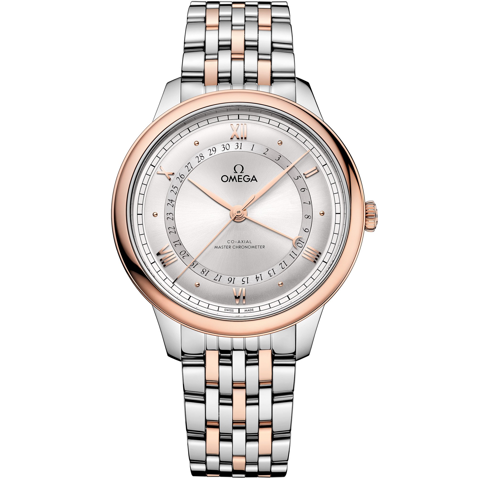 Omega DE VILLE PRESTIGE 42 mm, steel ‑ Sedna™ gold on steel ‑ Sedna™ gold 434.20.42.22.02.001