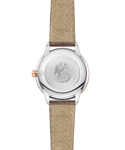 Alternative view of Omega DE VILLE PRESTIGE 27.5 mm, steel ‑ Sedna™ gold on leather strap 434.23.28.60.59.001