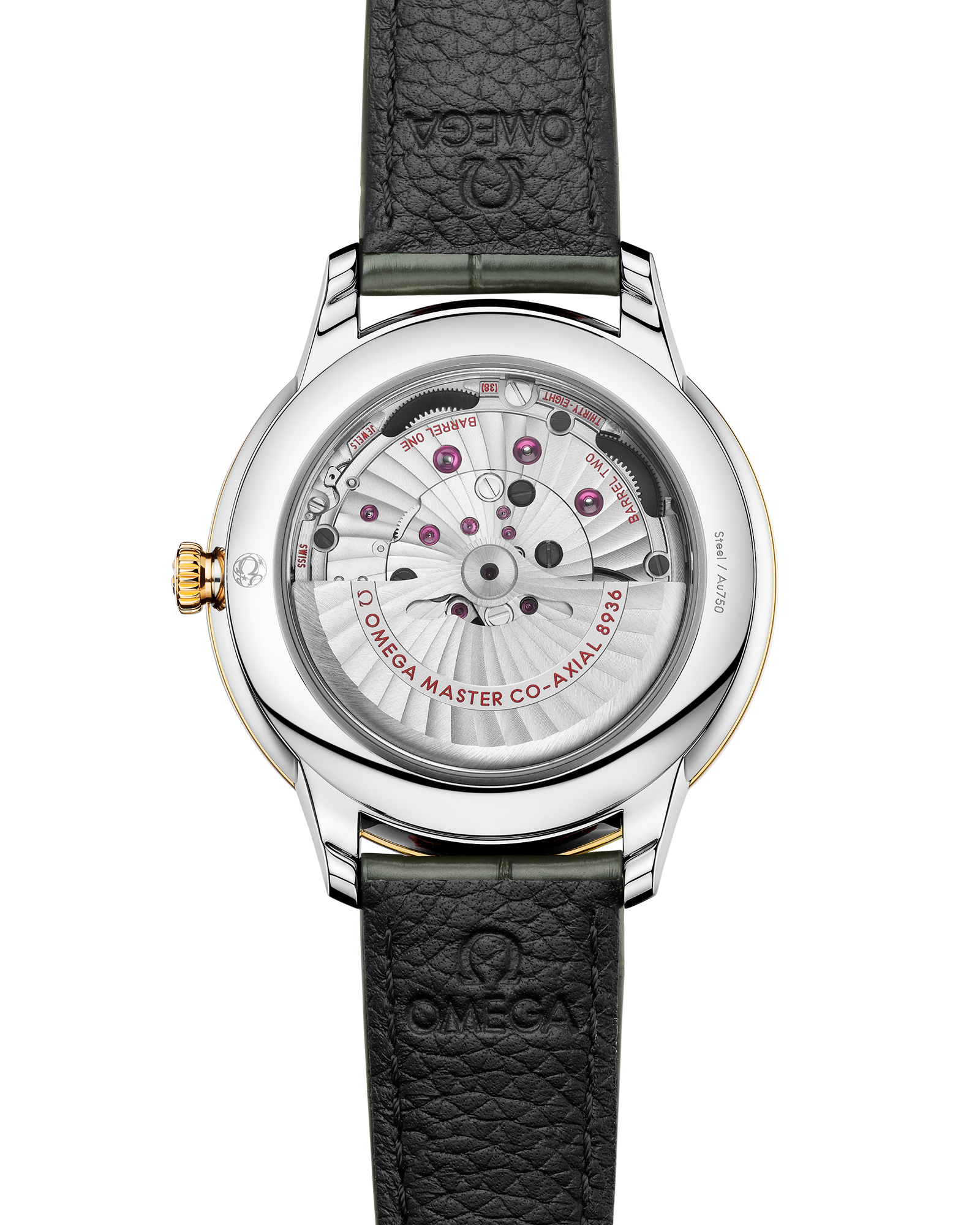 Omega DE VILLE PRESTIGE 42 mm, steel ‑ yellow gold on alligator 434.23.42.22.10.001 - Image 2