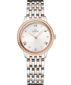 Omega DE VILLE PRESTIGE 27.5 mm, steel ‑ Sedna™ gold on steel ‑ Sedna™ gold 434.25.28.60.52.001