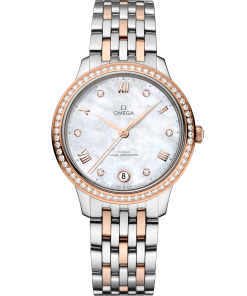 Omega DE VILLE PRESTIGE 34 mm, steel ‑ Sedna™ gold on steel ‑ Sedna™ gold 434.25.34.20.55.001