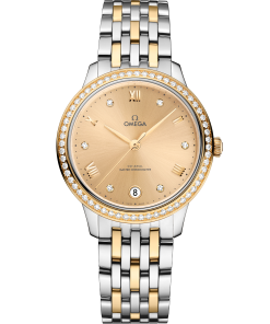 Omega DE VILLE PRESTIGE 34 mm, steel ‑ yellow gold on steel ‑ yellow gold 434.25.34.20.58.001