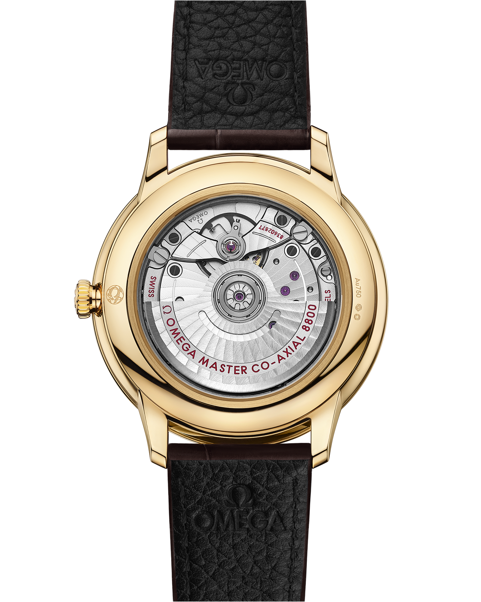 Omega DE VILLE PRESTIGE 40 mm, yellow gold on leather strap 434.53.40.20.02.002 - Image 2