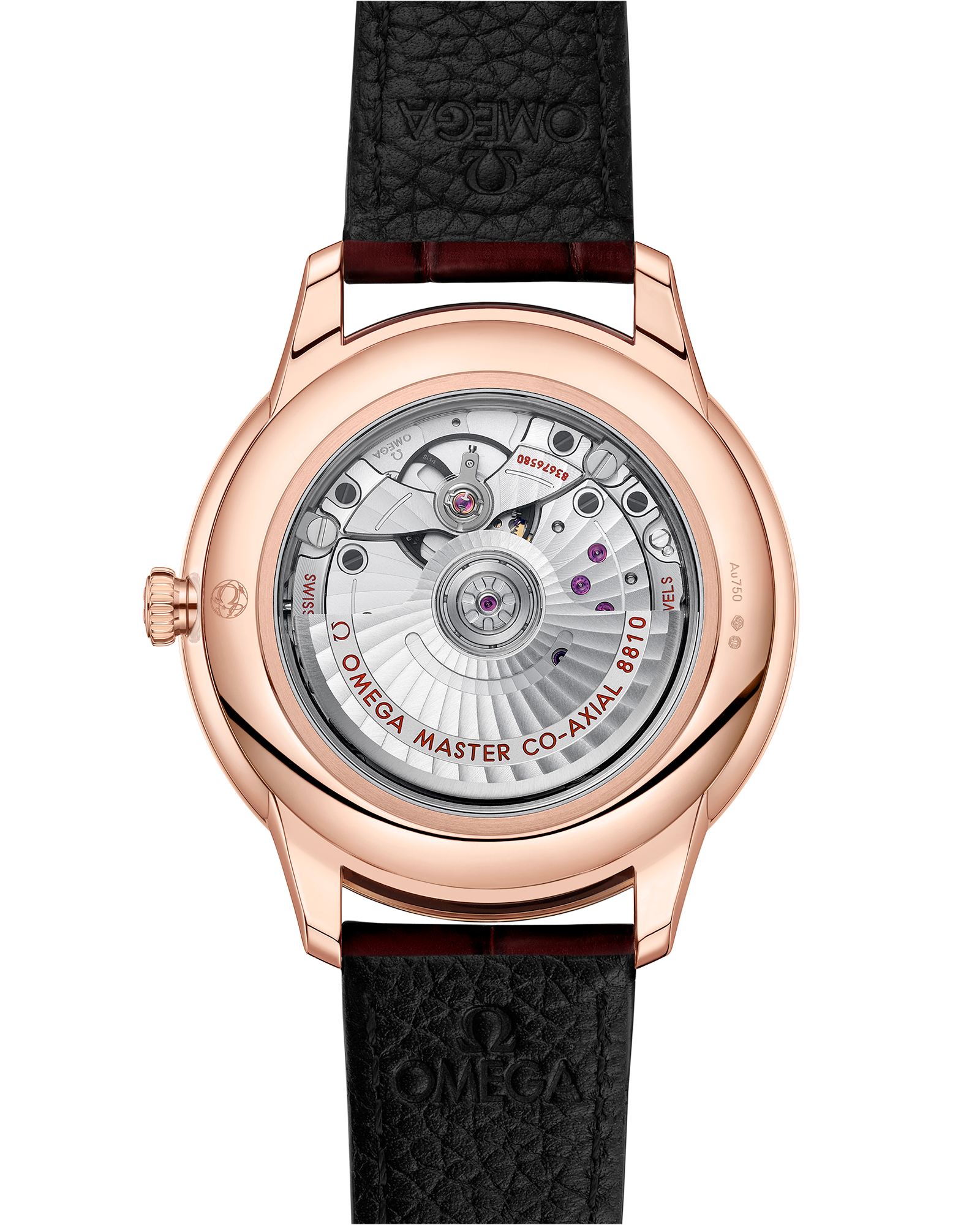 Omega DE VILLE PRESTIGE 41 mm, Sedna™ gold on leather strap 434.53.41.21.02.001 - Image 2