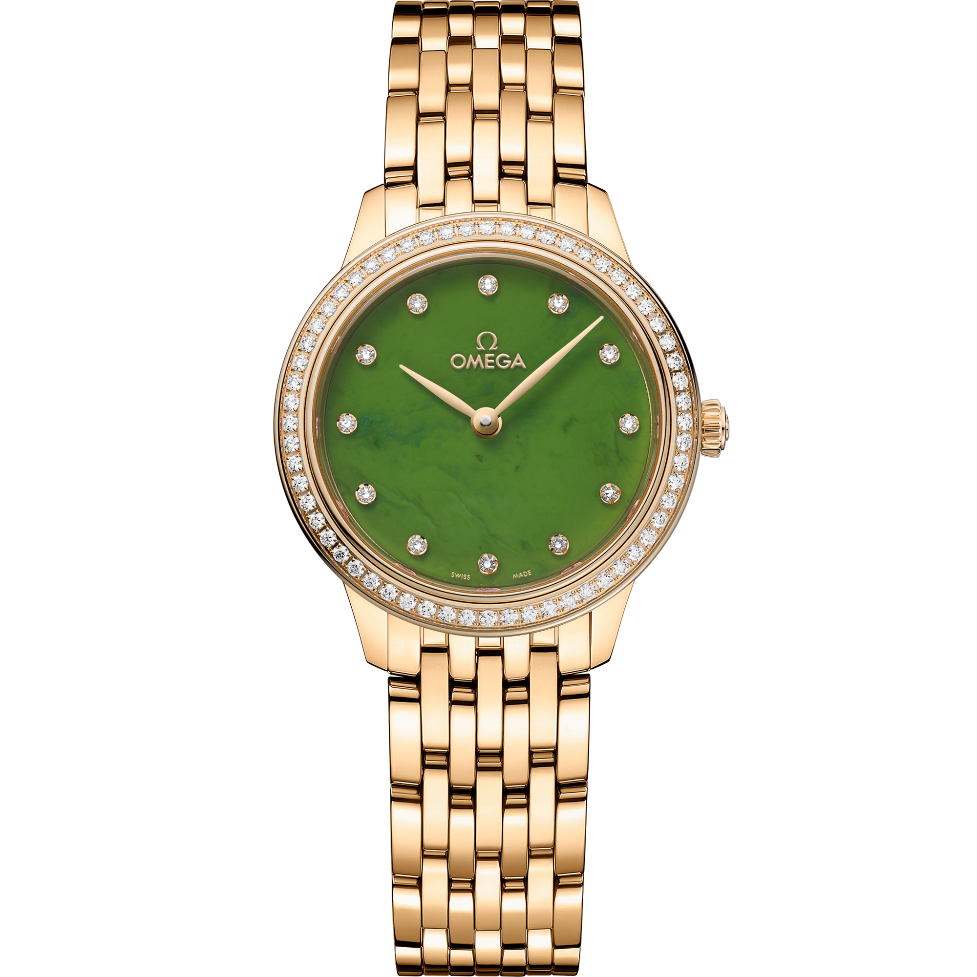 Omega DE VILLE PRESTIGE 27.5 mm, yellow gold on yellow gold 434.55.28.60.99.001