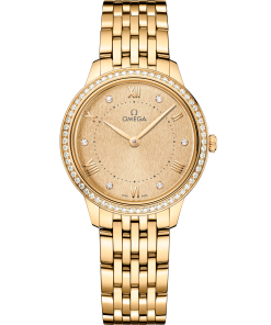 Omega DE VILLE PRESTIGE 30 mm, yellow gold on yellow gold 434.55.30.60.58.001
