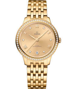 Omega DE VILLE PRESTIGE 34 mm, yellow gold on yellow gold 434.55.34.20.58.001
