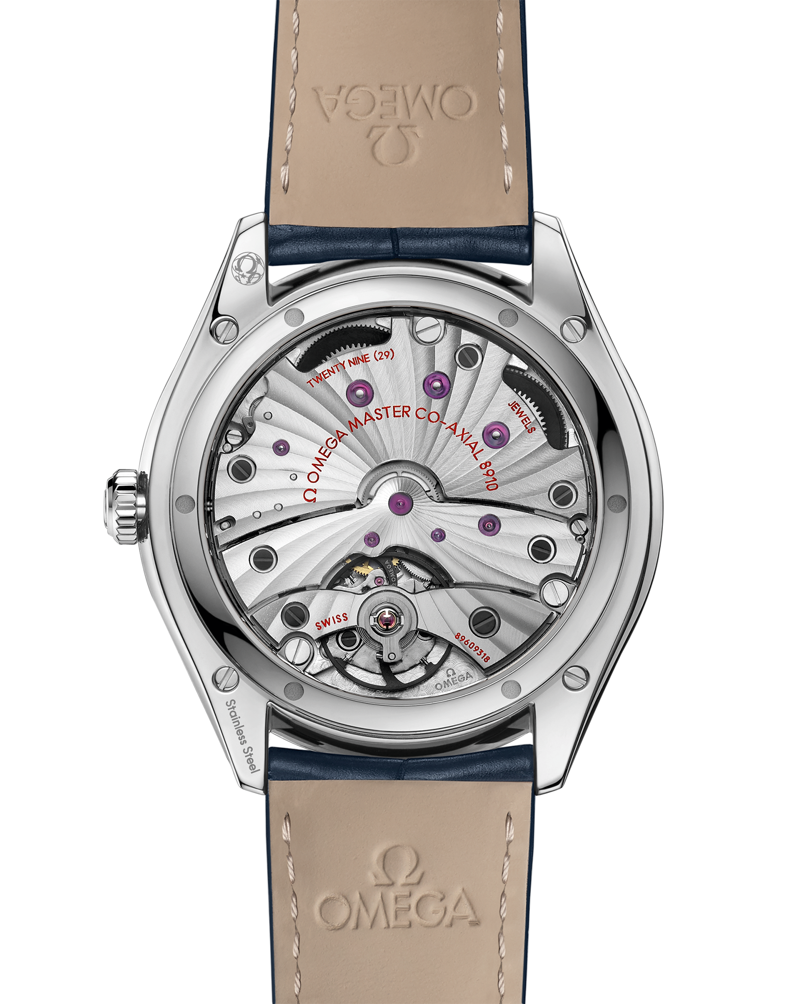 Omega DE VILLE TRÉSOR 40 mm, steel on leather strap 435.13.40.21.03.001 - Image 2