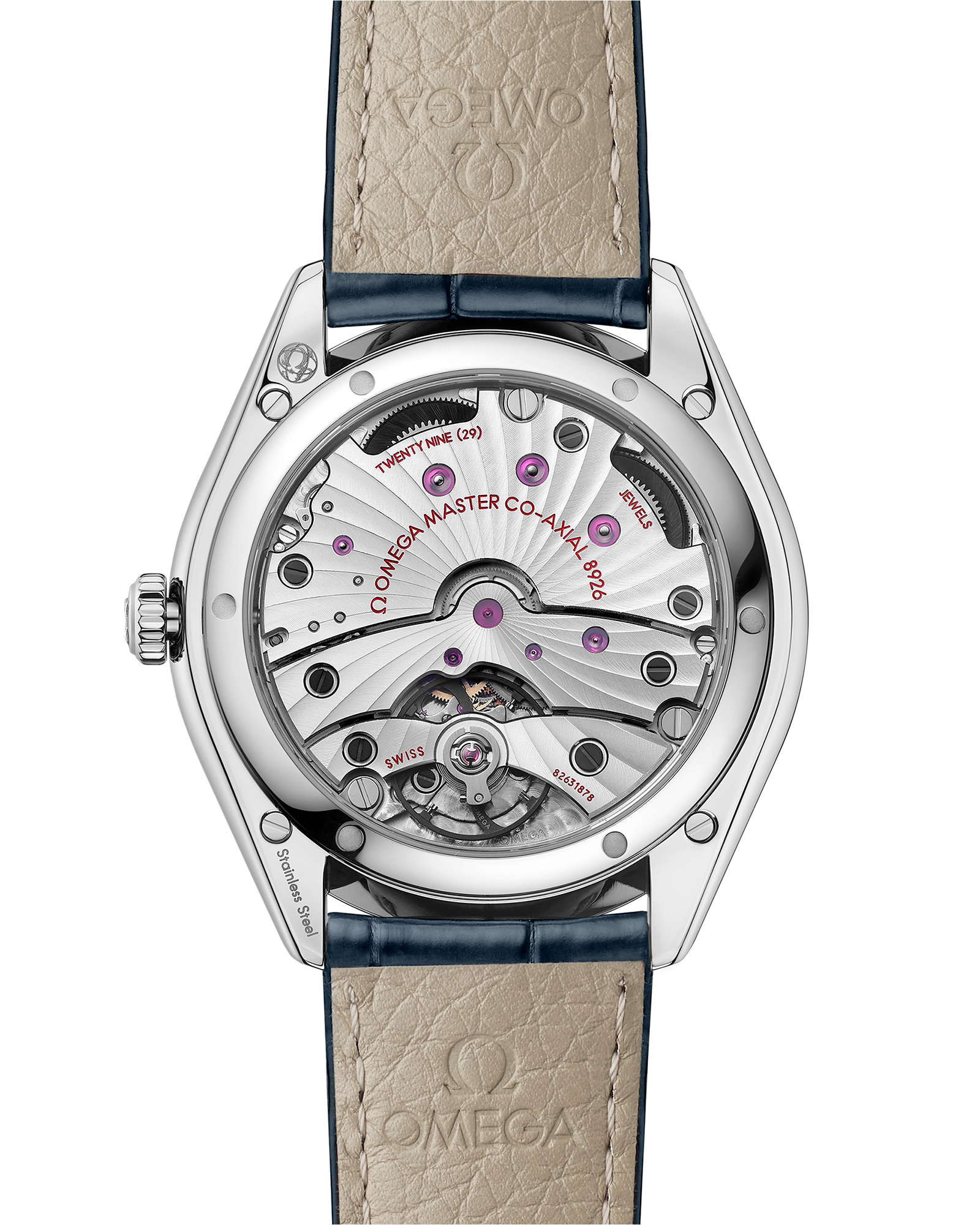 Omega DE VILLE TRÉSOR 40 mm, steel on leather strap 435.13.40.21.03.002 - Image 2