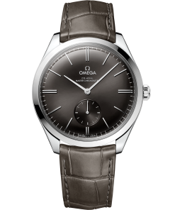 Omega DE VILLE TRÉSOR 40 mm, steel on leather strap 435.13.40.21.06.001