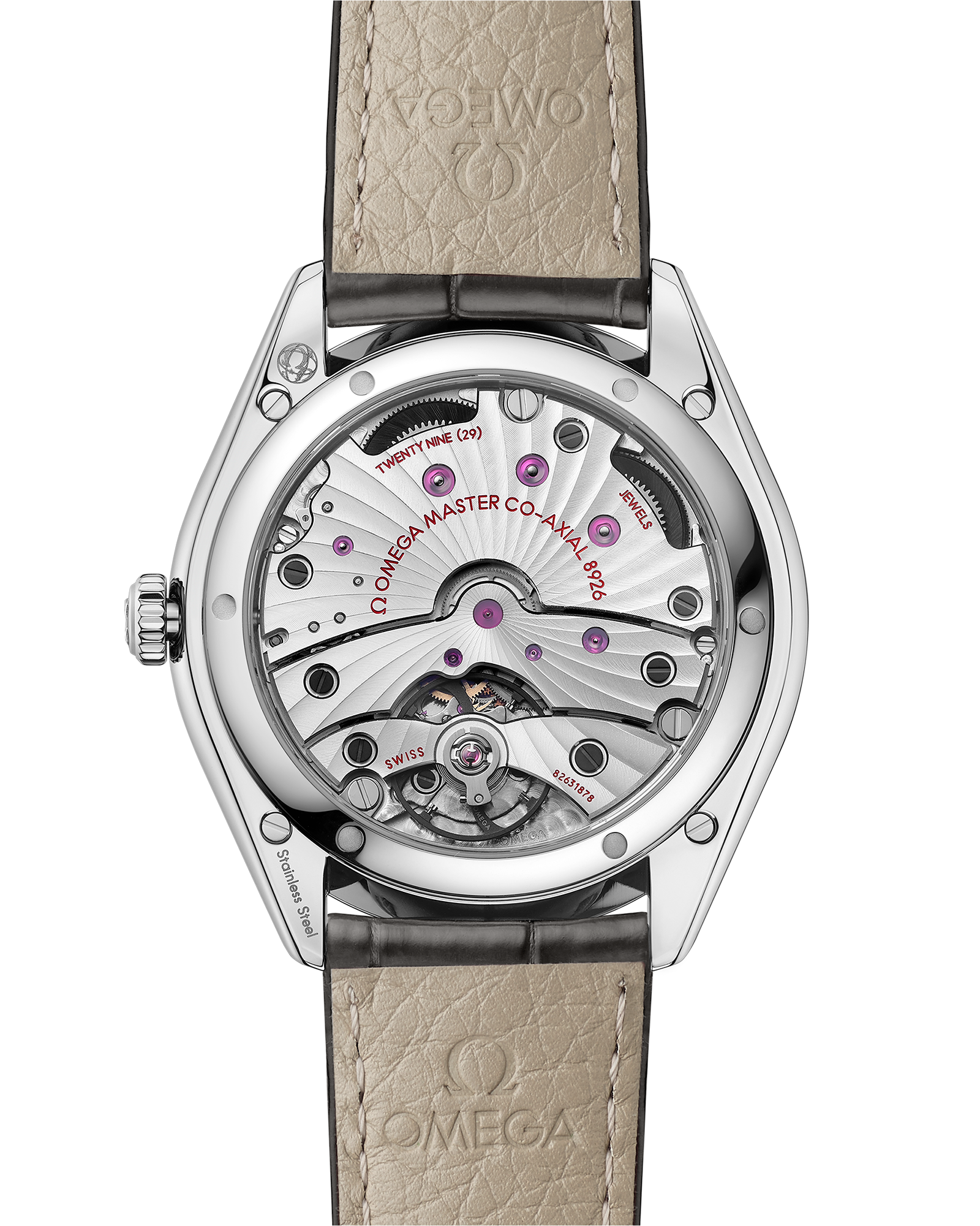 Omega DE VILLE TRÉSOR 40 mm, steel on leather strap 435.13.40.21.06.001 - Image 2