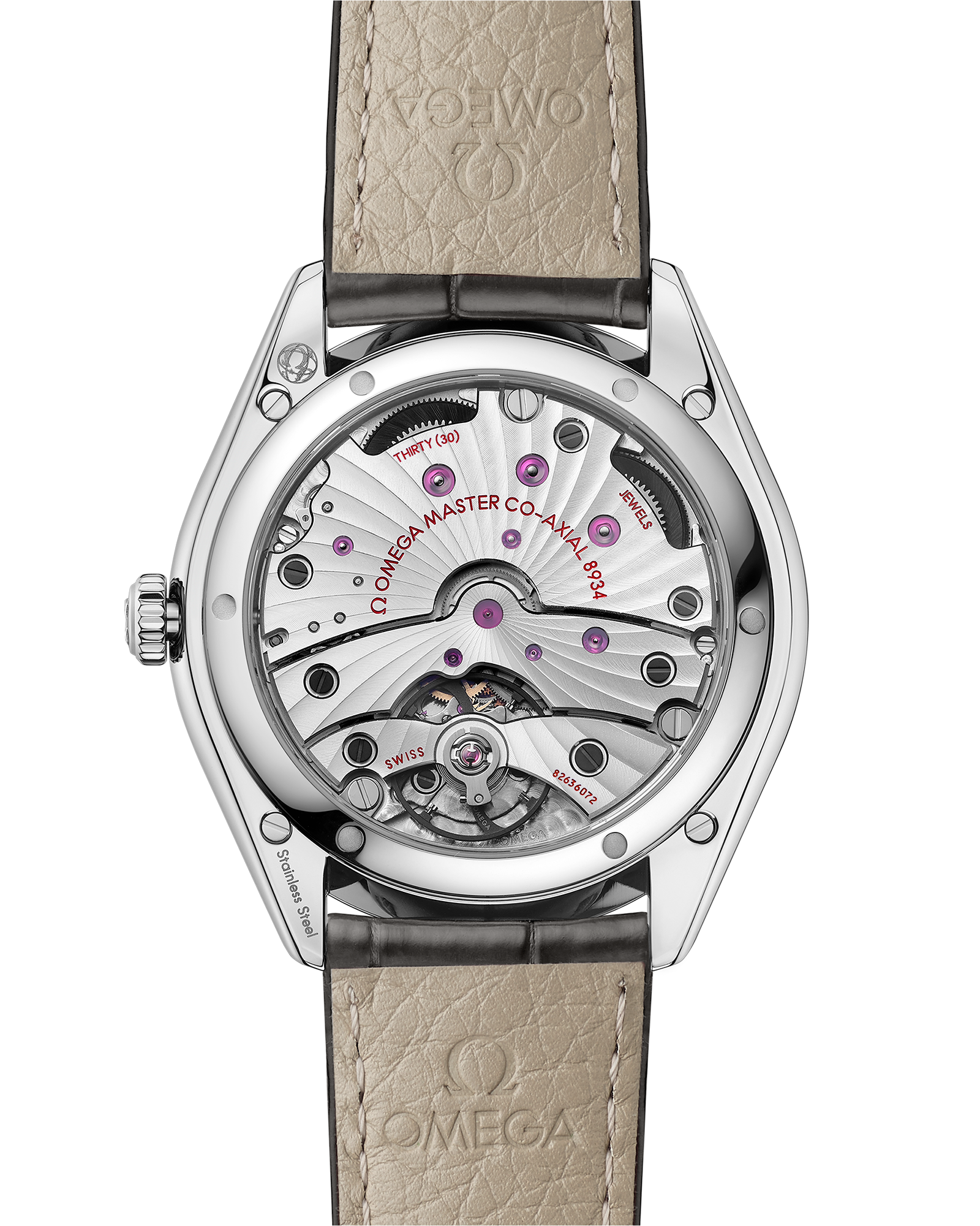 Omega DE VILLE TRÉSOR 40 mm, steel on leather strap 435.13.40.22.06.001 - Image 2