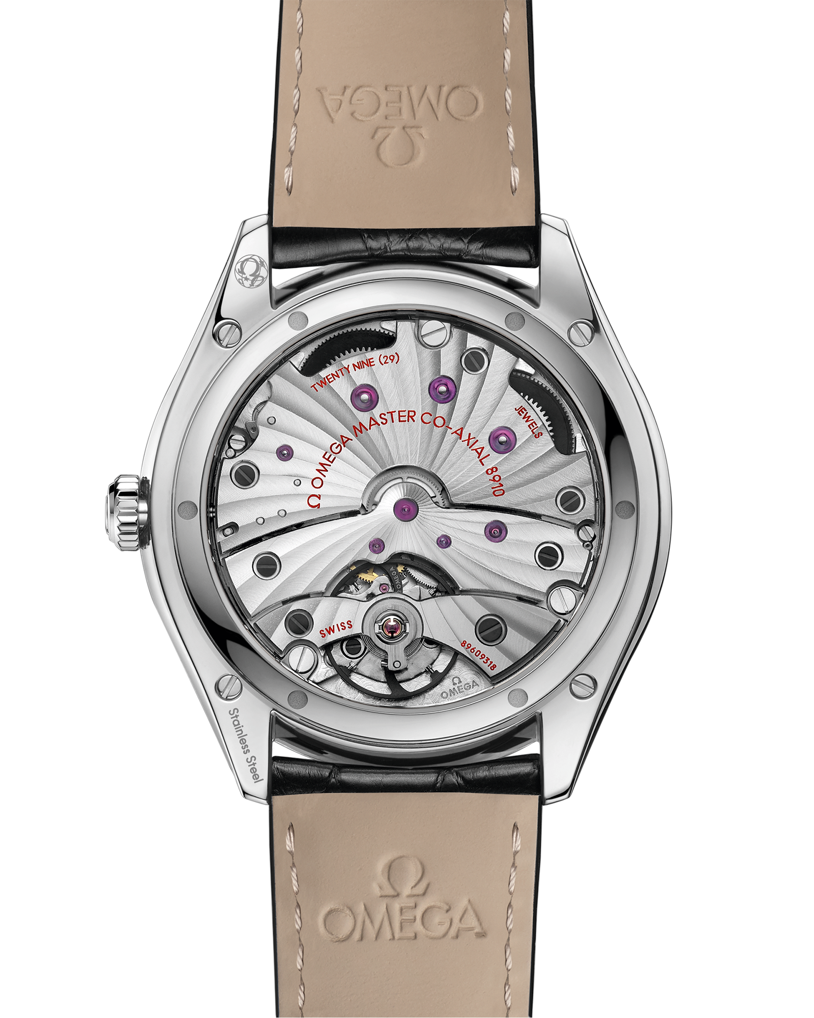 Omega DE VILLE TRÉSOR 40 mm, steel on leather strap 435.18.40.21.02.001 - Image 2