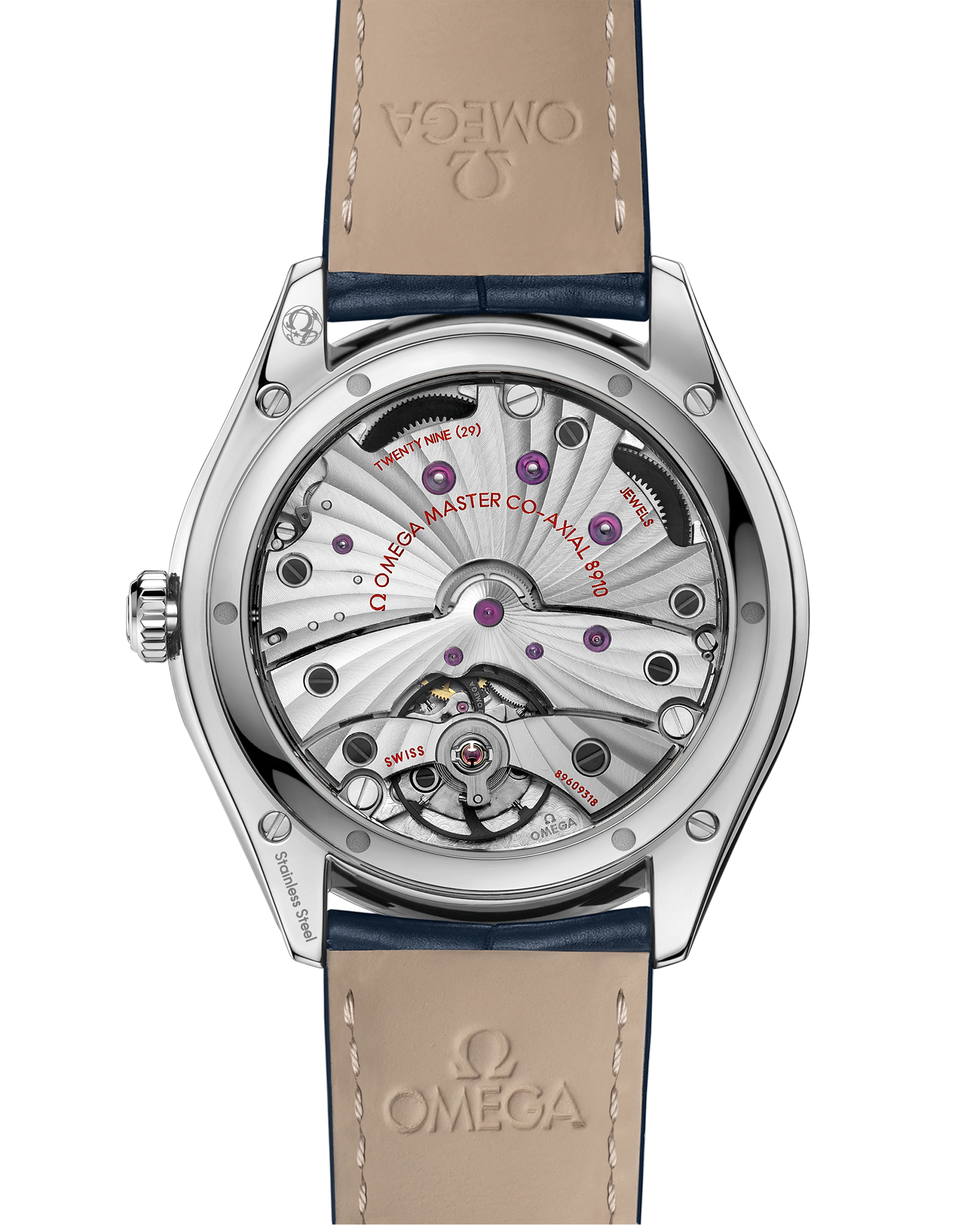 Omega DE VILLE TRÉSOR 40 mm, steel on leather strap 435.18.40.21.03.001 - Image 2