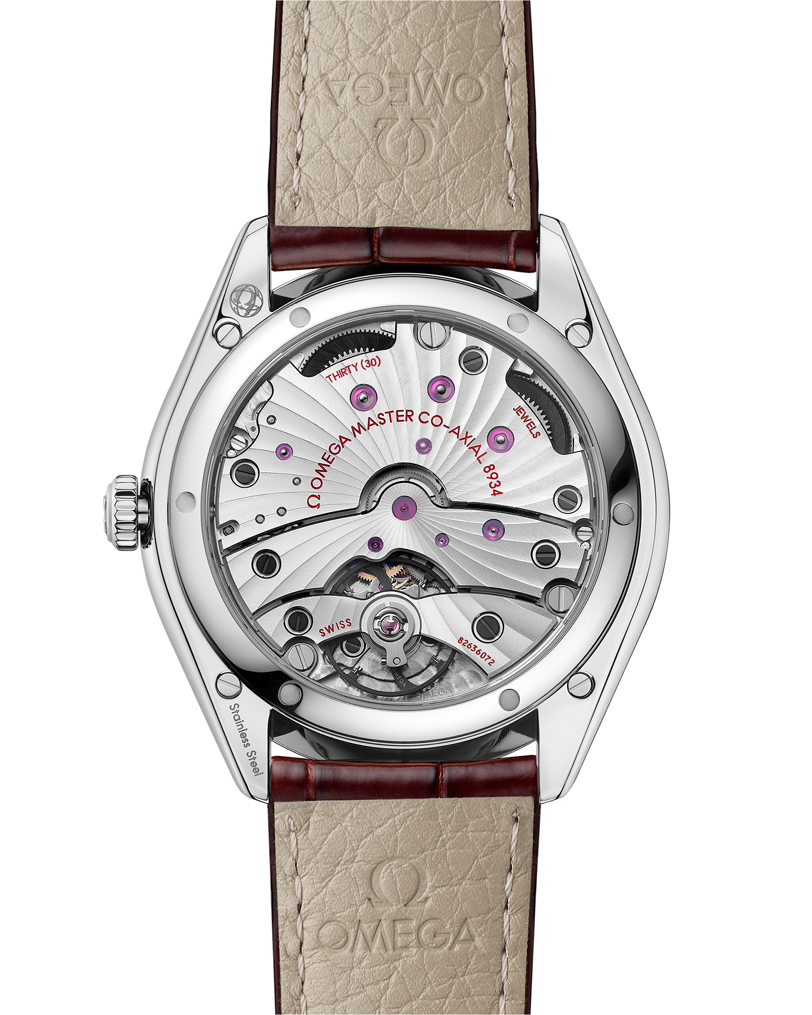 Omega DE VILLE TRÉSOR 40 mm, steel on leather strap 435.18.40.22.11.001 - Image 2