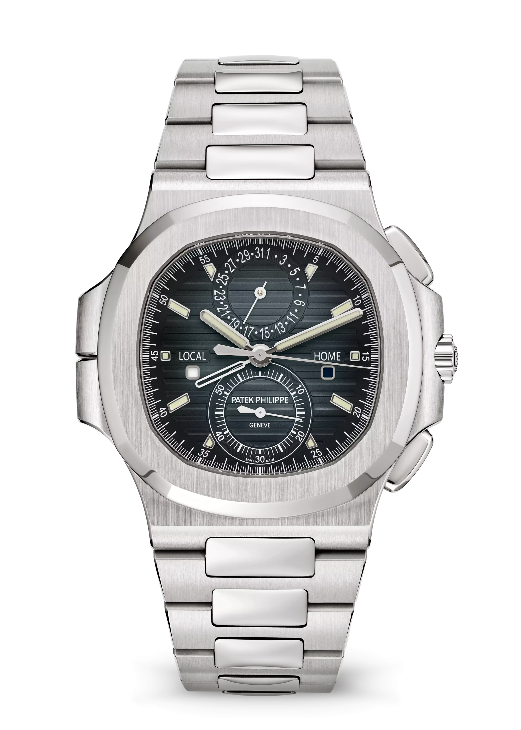 FLYBACK CHRONOGRAPH. TRAVEL TIME. Steel 5990/1A-011