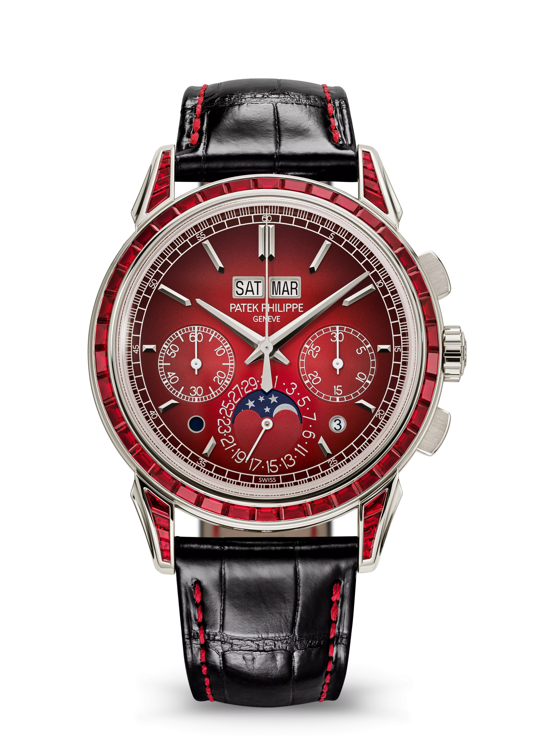 CHRONOGRAPH. PERPETUAL CALENDAR. JOAILLERIE. Platinum 5271/12P-010