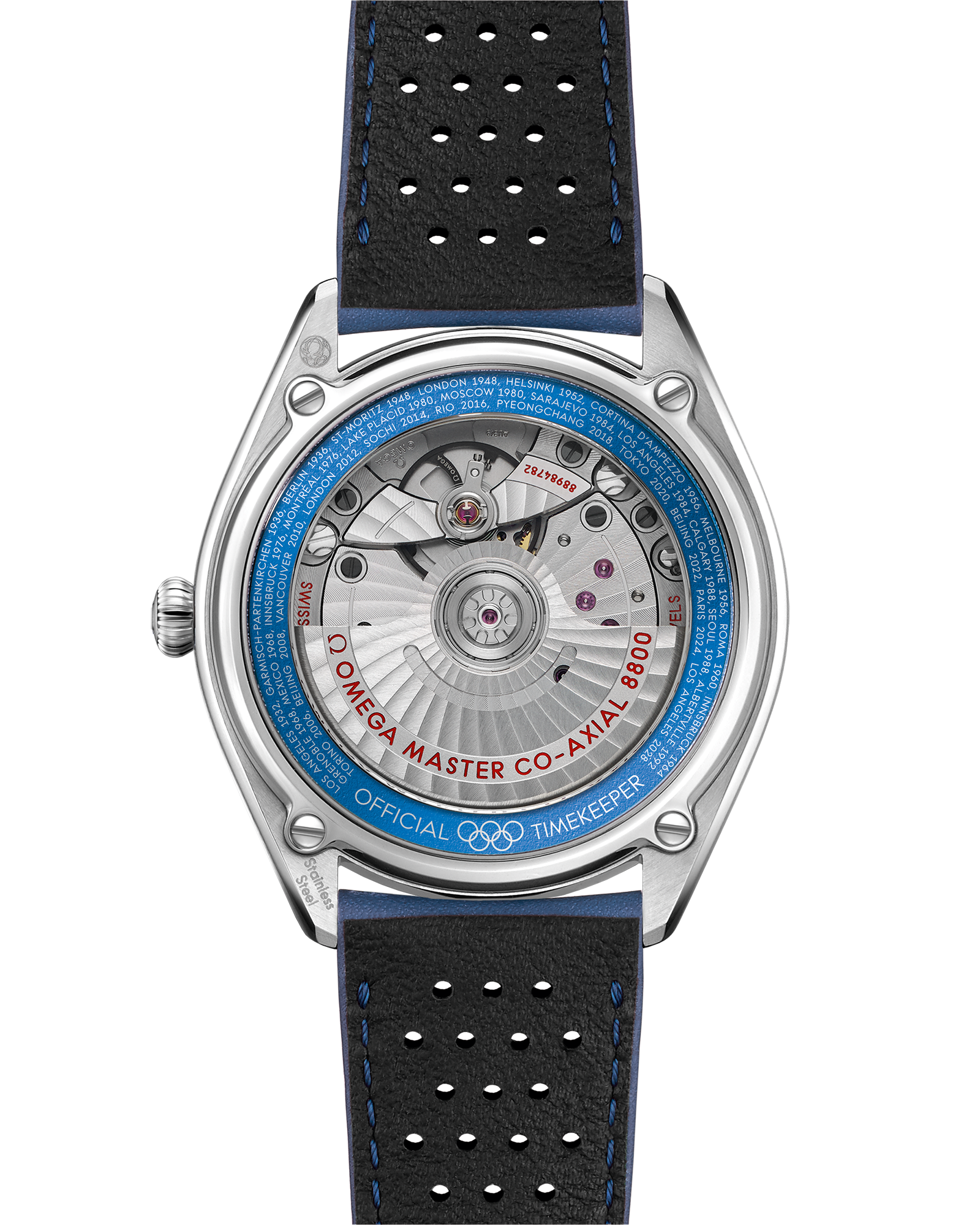 Omega SEAMASTER OLYMPIC OFFICIAL TIMEKEEPER 39.5 mm, steel on leather strap 522.32.40.20.01.001 - Image 2