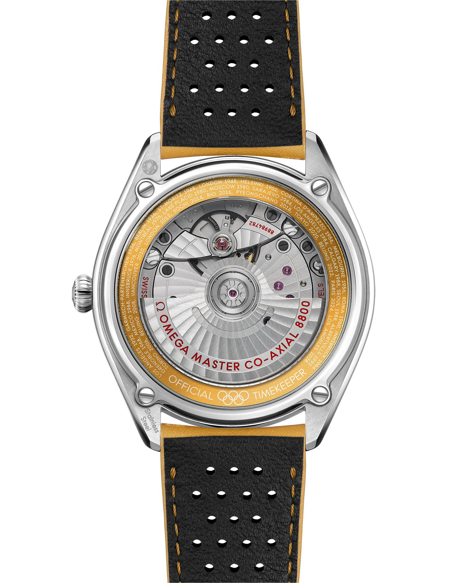 Omega SEAMASTER OLYMPIC OFFICIAL TIMEKEEPER 39.5 mm, steel on leather strap 522.32.40.20.01.002 - Image 2