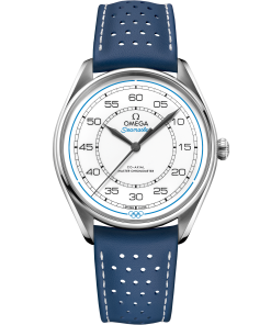 Omega SEAMASTER OLYMPIC OFFICIAL TIMEKEEPER 39.5 mm, steel on leather strap 522.32.40.20.04.001