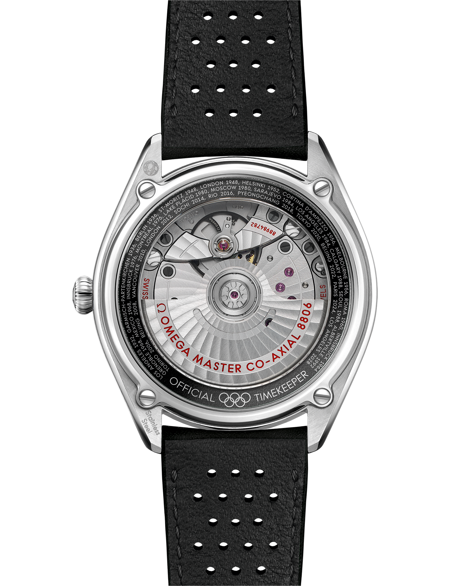 Omega SEAMASTER OLYMPIC OFFICIAL TIMEKEEPER 39.5 mm, steel on leather strap 522.32.40.20.04.003 - Image 2