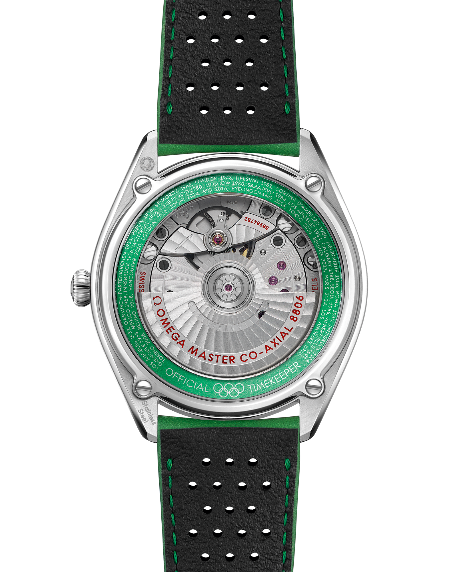 Omega SEAMASTER OLYMPIC OFFICIAL TIMEKEEPER 39.5 mm, steel on leather strap 522.32.40.20.04.005 - Image 2