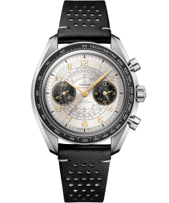 Omega SPEEDMASTER CHRONOSCOPE 43 mm, steel on leather strap 522.32.43.51.02.001