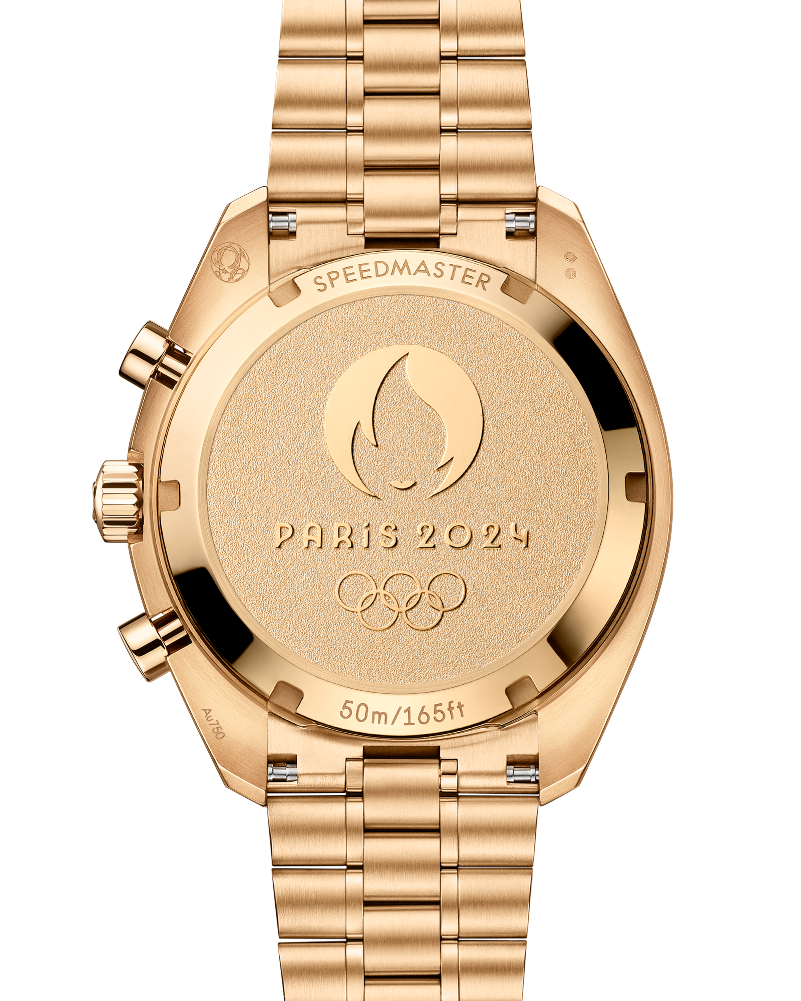 Omega SPEEDMASTER CHRONOSCOPE 43 mm, Moonshine™ gold on Moonshine™ gold 522.60.43.51.02.001 - Image 2