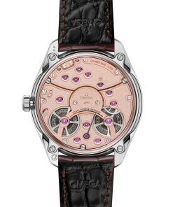 Alternative view of Omega DE VILLE TOURBILLON 43 mm, Canopus Gold™ on leather strap 529.53.43.22.99.001