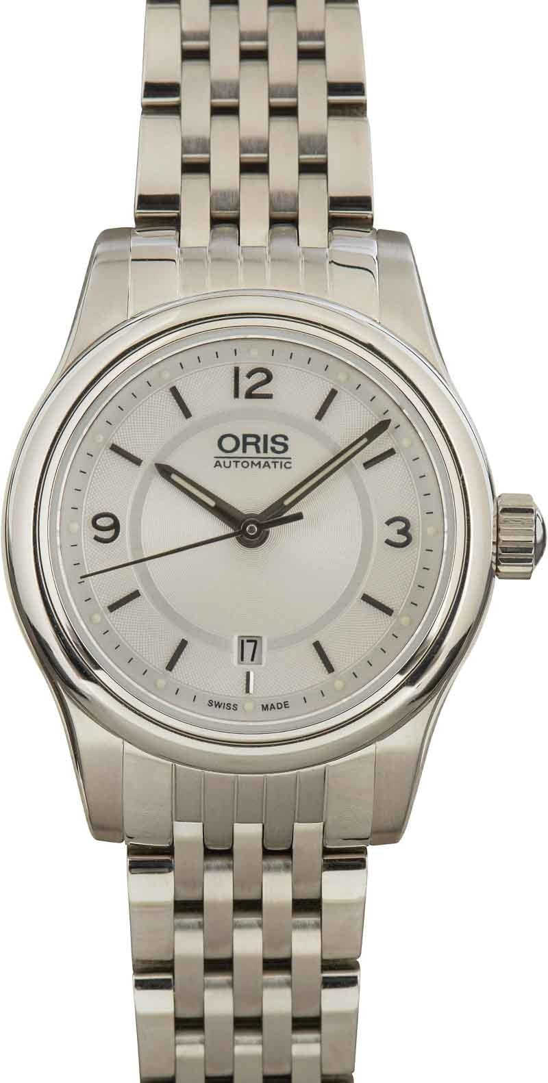HandMade The Oris Classic Date Silver Arabic Dial