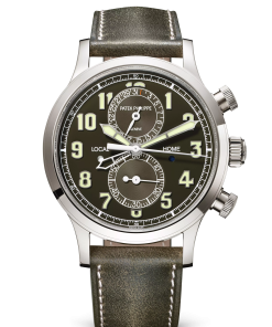 CALATRAVA PILOT TRAVEL TIME. FLYBACK CHRONOGRAPH. White gold 5924G-010