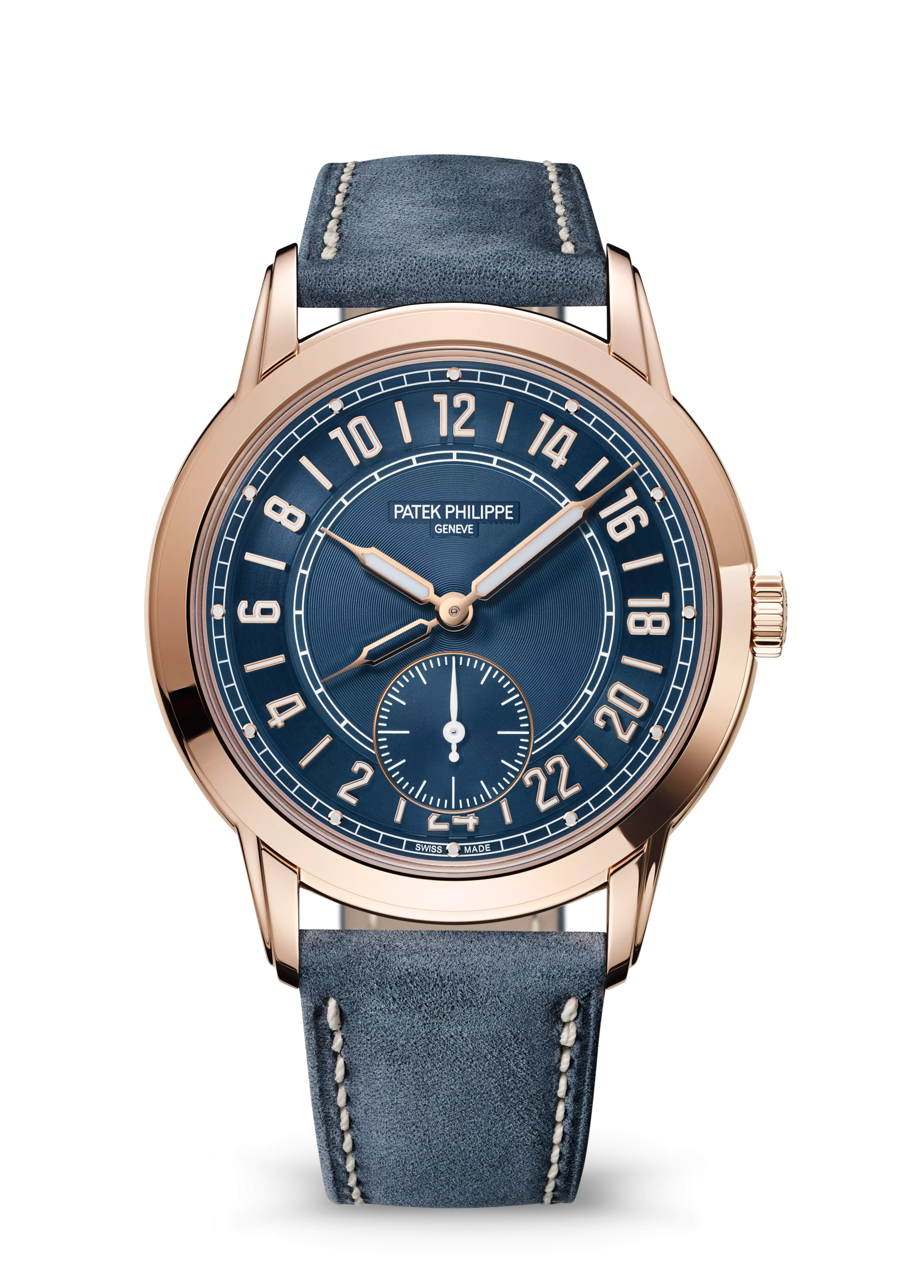24-HOUR DISPLAY. TRAVEL TIME. Rose gold 5224R-001