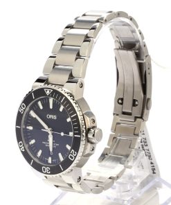 Alternative view of HandMade The Oris Aquis Date Black Dial Steel Bracelet