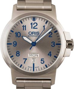 HandMade The Oris BC3 Advanced Day Date Stainless Steel Silver Dial