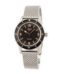Alternative view of HandMade The Longines Heritage Skin Diver Black Dial