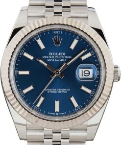 HandMade The Rolex Datejust 41 Blue Dial Ref 126334