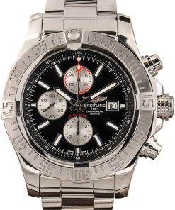 HandMade The Mens Breitling Avenger II Black Dial