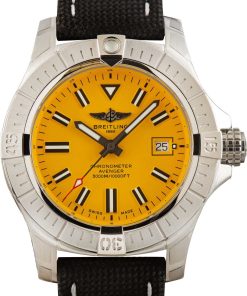 HandMade The Breitling Avenger Automatic 45 Seawolf Yellow Dial