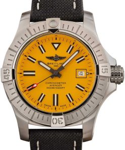 HandMade The Breitling Avenger Seawolf Yellow Dial