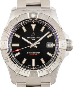HandMade The Breitling Avenger Automatic 42 Stainless Steel Black Dial