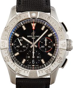 HandMade The Breitling Avenger B01 Chronograph 42 Black Dial & Strap