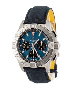 Alternative view of HandMade The Breitling Avenger B01 Chronograph 42 Blue Dial & Strap