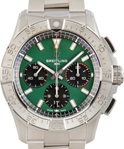HandMade The Breitling Avenger B01 Chronograph 42 Green Dial Stainless Steel