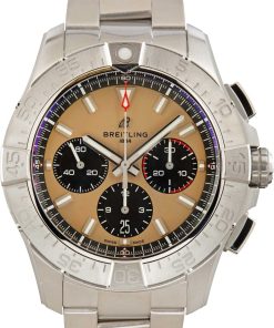 HandMade The Breitling Avenger B01 Chronograph 44 Beige Dial Stainless Steel